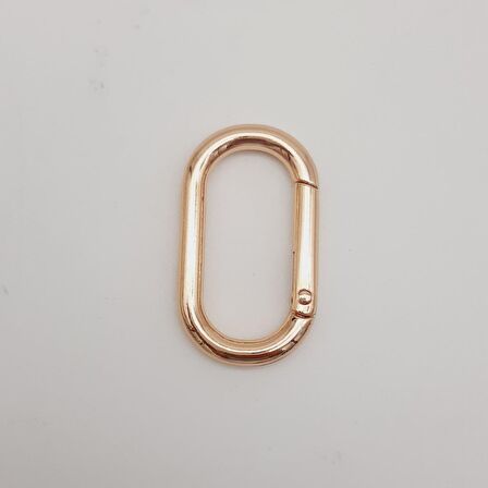 Light Gold Büyük Boy Ovalize Yaylı Halka