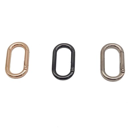 Light Gold Büyük Boy Ovalize Yaylı Halka