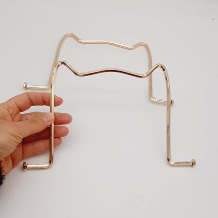 22 Cm Martı Model Light Gold Metal Sap