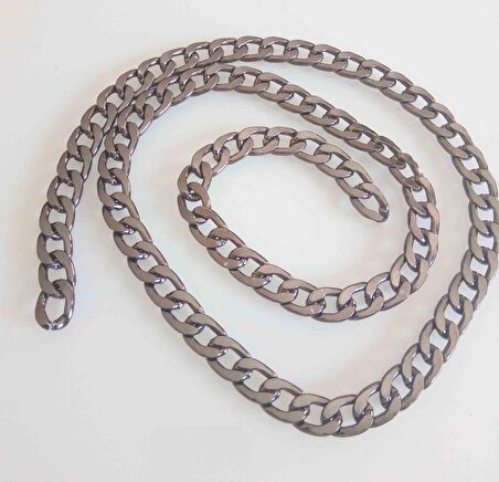 Füme Renk Klasik Çanta Zinciri 120 Cm