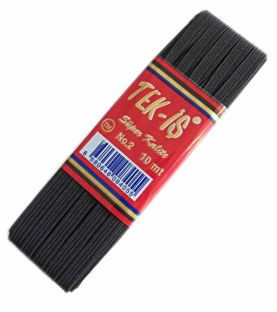 Lastik Siyah Yassı No:2