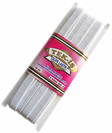Lastik Süpe Beyaz Yassı No:2