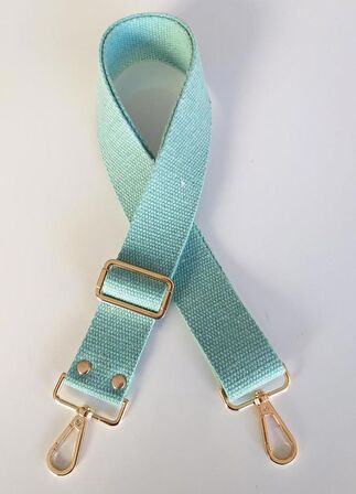Pamuklu Kolon 120X4 Cm Light Gold Metal Su Yeşili