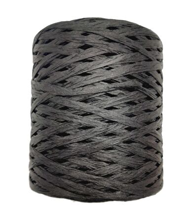 Yeni İthal Rafya İp 200gr (Siyah Renk)