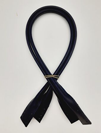 Gerçek Deri Pelikan Model Çanta Sapı Lacivert Renk