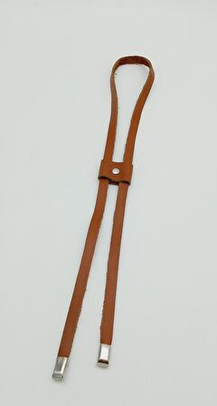 Taba Gerçek Deri Büzgü Gümüş Metalli