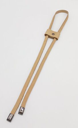 Ham Doğal Gerçek Deri Büzgü Füme Metalli