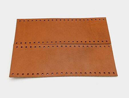 Taba Gerçek Deri Tutma Sapı 18X6 Cm Simit Sap