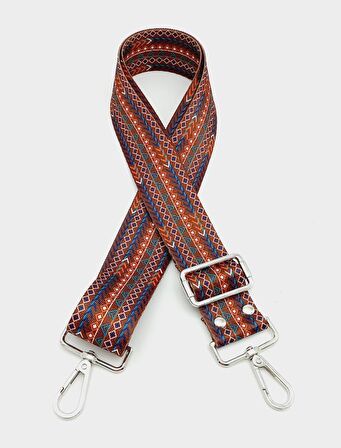 Polyester Kolon 120X4 Cm No:1 Gümüş Metalli