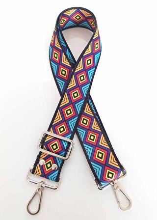 Polyester Kolon 120X4 Cm No:8 Gümüş Metalli