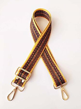 Polyester Kolon 120X4 Cm No:11 Light Gold Metalli