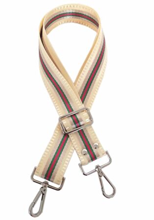 Polyester Kolon 120X4 Cm No:14 Gümüş Metalli