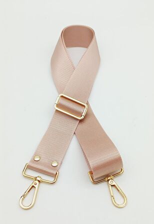 Polyester Kolon 120X4 Cm Pudra Light Gold Metalli