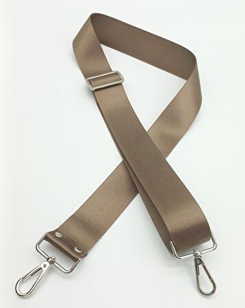 Polyester Kolon 120X4 Cm Vizon Gümüş Metalli