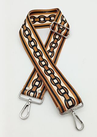 Polyester Kolon 120X5 Cm No:13 Gümüş Metalli