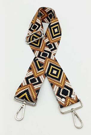 Polyester Kolon 120X5 Cm No:15 Gümüş Metalli