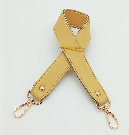 Sarı Renk 42X2.5 Cm Kancalı Sap Light Gold Metalli