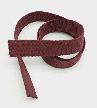 3 Cm Pamuklu Kolon 1 Metre Bordo Renk