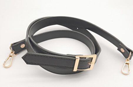 120X2 Cm Suni Deri Light Gold Tokalı Haki Renk Çanta Sapı