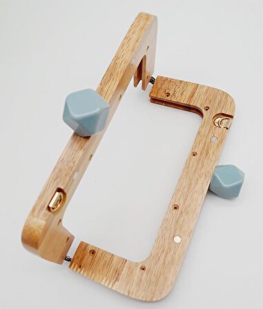 20 Cm Açık Renk Ahşap Burs Su Yeşili Toplu