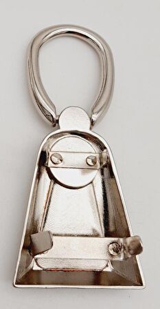 Boncuk Detaylı Gümüş Renk Kulpluk 1 Adet