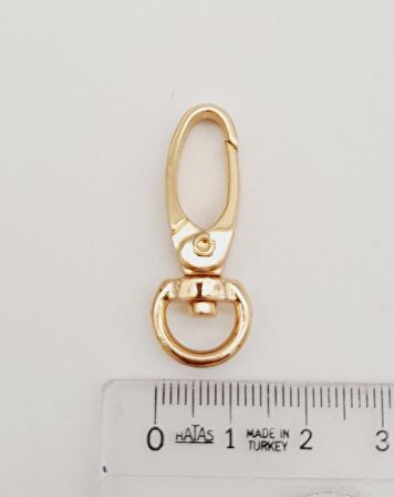 1 Cm Light Gold Renk Kanca