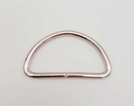 D Halka 5 Cm Gümüş Renk 1 Adet