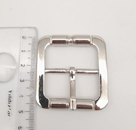 Gümüş Renk 3.5 Cm Kare Çanta Tokası