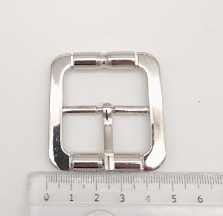 Gümüş Renk 3.5 Cm Kare Çanta Tokası