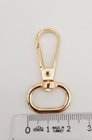 1.5 Cm Light Gold Renk Kanca 1 Adet