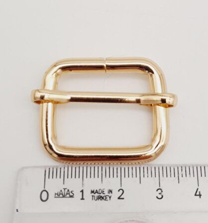 2.5x2 Cm Light Gold Renk Ayarlama Aparatı Sürgüt