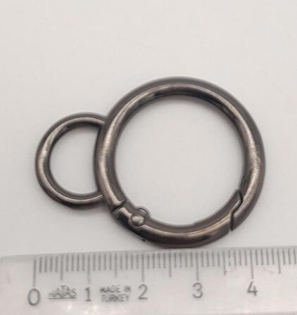 2.5 Cm Füme Kulaklı Yaylı Halka 1 Adet