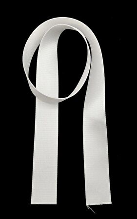 4 Cm Beyaz Renk Polyester Kolon 1 Metre