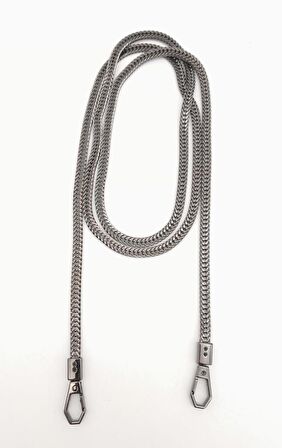 125 cm Füme Renk Kancalı Çanta Zinciri