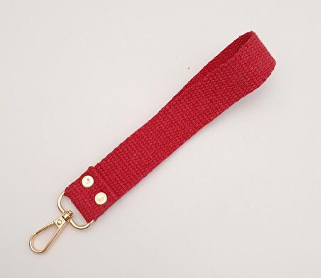 Kırmızı Pamuklu Kolon Elcik Light Gold Metalli