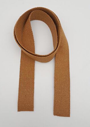 4 Cm Pamuklu Kolon 2 Metre Koyu Sütlü Kahve