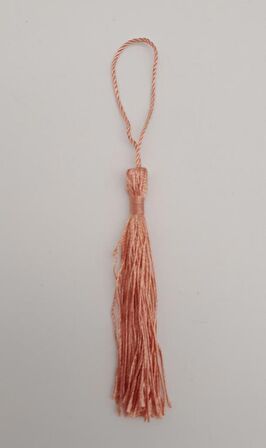 Pudra Renk Floş Püskül 1 Adet