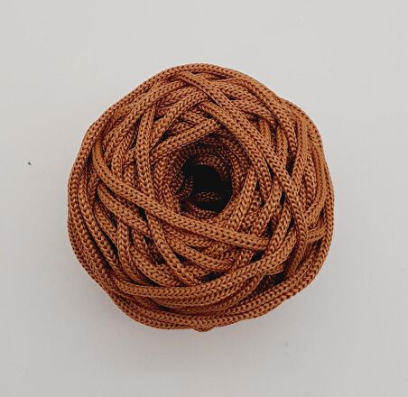 5 mm Taba Renk Polyester Makrome