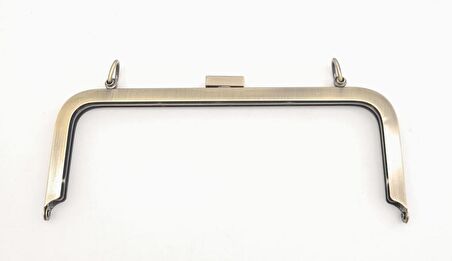 21 Cm Antik Dikdörtgen Çanta Klipsi Çanta Bursu