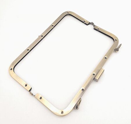 21 Cm Antik Dikdörtgen Çanta Klipsi Çanta Bursu