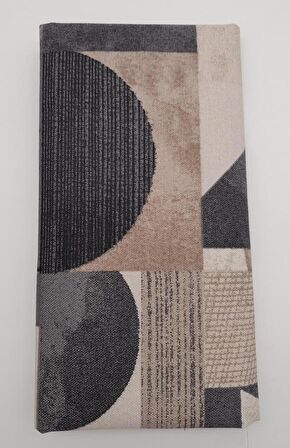 90X50 Cm Duck Astarlık Kumaş Geometrik Desen No:10