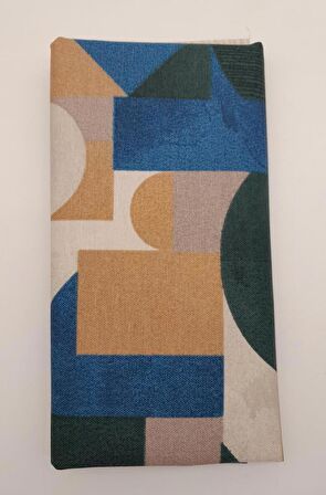 90X50 Cm Duck Astarlık Kumaş Geometrik Desen No:11