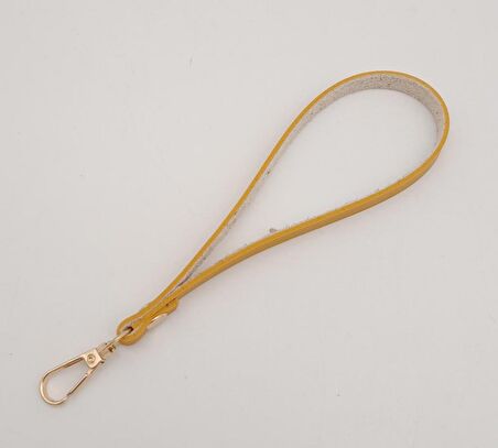 İnce Tek Kat Suni Deri Hardal Elcik Light Gold Metal