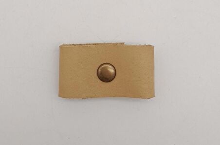 Ham Doğal Renk Gerçek Deri Büzgülük Antik Metalli