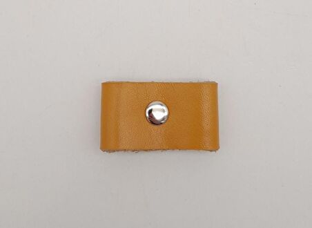 Hardal Renk Gerçek Deri Büzgülük Gümüş Metalli