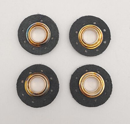 Kahverengi Gerçek Derili 4 lü 28 Numara Kuşgözü Light Gold