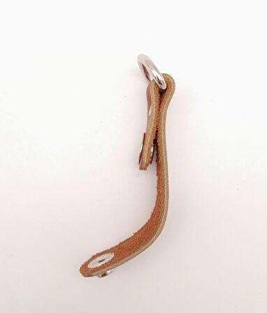 Taba Gerçek Deri Çıtçıtlı Sapucu Böce Gümüş Metalli 1 Adet