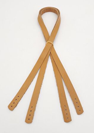 Gerçek Deri 70X1.2 Cm Açık Taba Renk Çanta Sapı