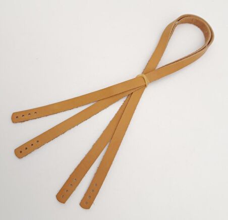 Gerçek Deri 70X1.2 Cm Açık Taba Renk Çanta Sapı