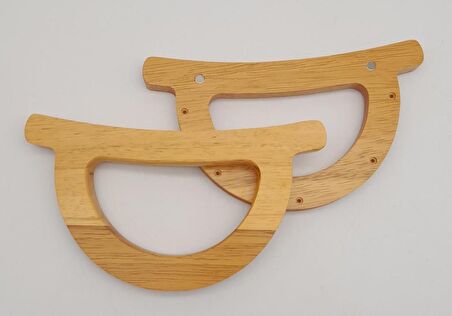 D Model Koyu Ahşap Çanta Sapı